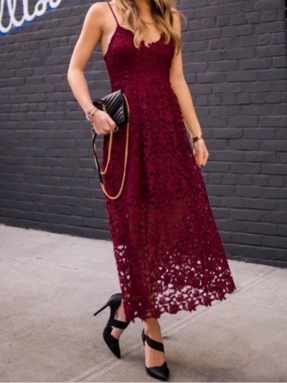 Astr the Label Lace A-Line Dress - Picture 9 of 9
